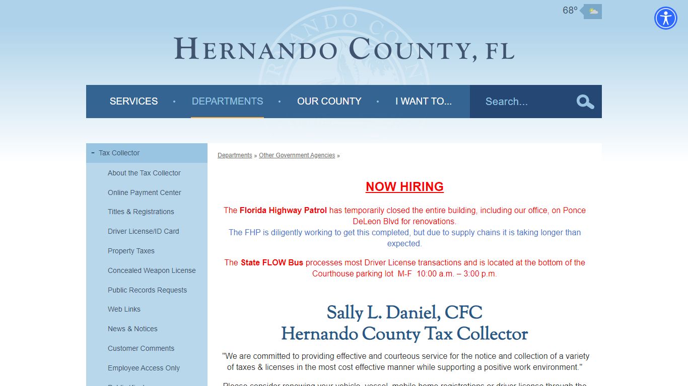 Welcome to the Hernando County Tax Collector's website | Hernando ...